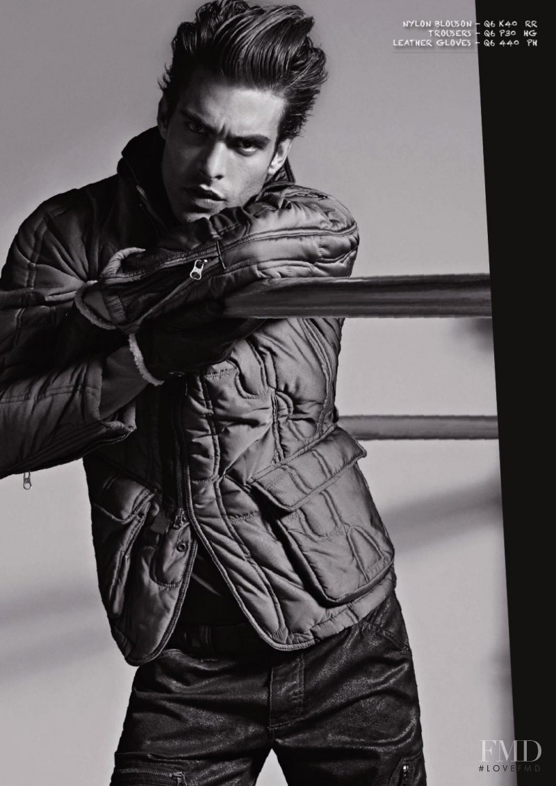 Jon Kortajarena featured in  the Armani Jeans lookbook for Autumn/Winter 2011