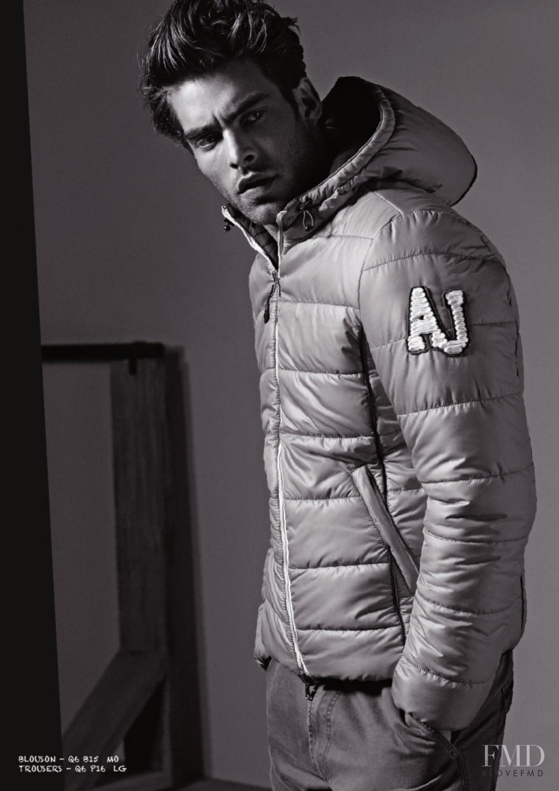 Jon Kortajarena featured in  the Armani Jeans lookbook for Autumn/Winter 2011