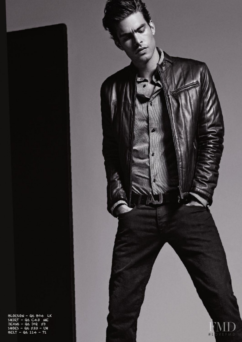 Jon Kortajarena featured in  the Armani Jeans lookbook for Autumn/Winter 2011