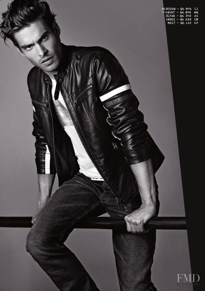 Jon Kortajarena featured in  the Armani Jeans lookbook for Autumn/Winter 2011