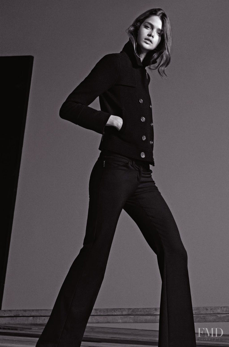 Julia Saner featured in  the Armani Jeans lookbook for Autumn/Winter 2011