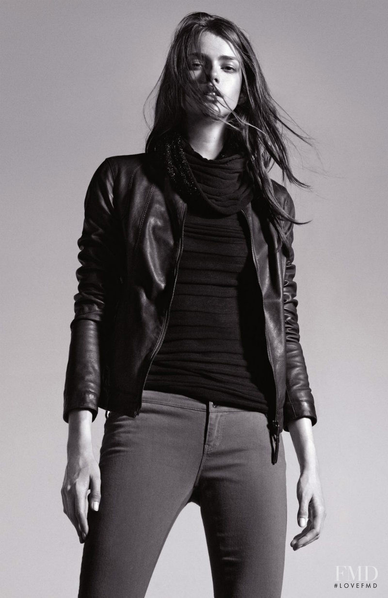 Julia Saner featured in  the Armani Jeans lookbook for Autumn/Winter 2011