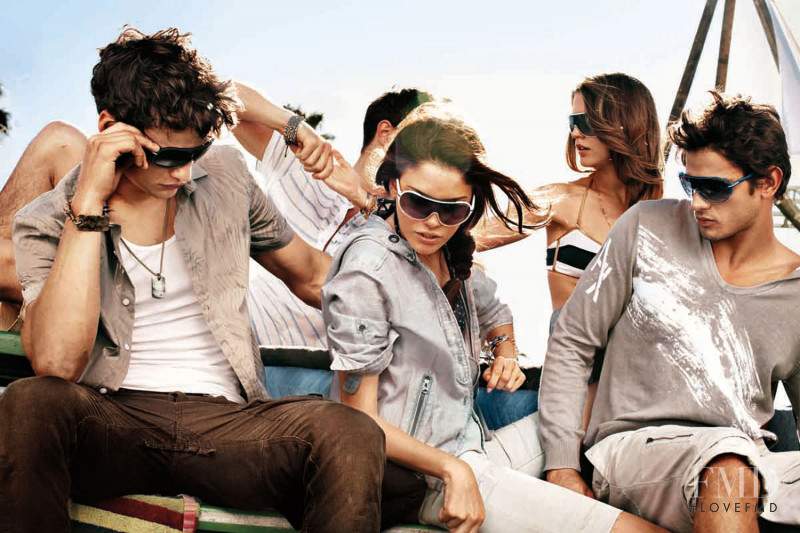 Alejandra Alonso featured in  the Armani Exchange advertisement for Spring/Summer 2011