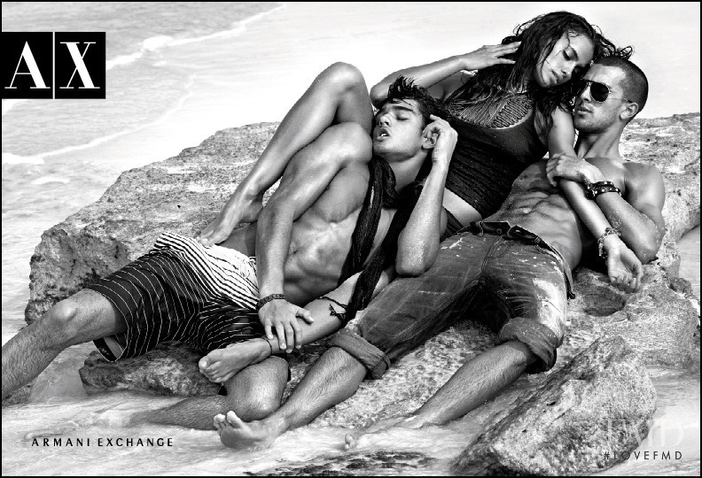 Clint Mauro featured in  the Armani Exchange advertisement for Spring/Summer 2010