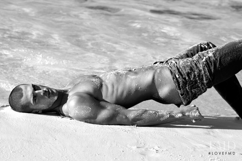 Clint Mauro featured in  the Armani Exchange advertisement for Spring/Summer 2010