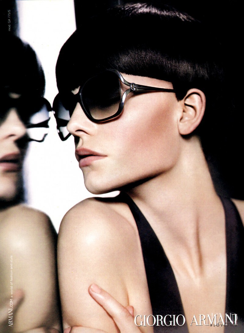 Nimuë Smit featured in  the Giorgio Armani advertisement for Spring/Summer 2010