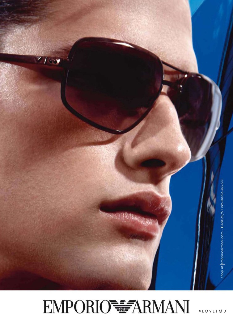 Emporio Armani Eyewear advertisement for Spring/Summer 2010