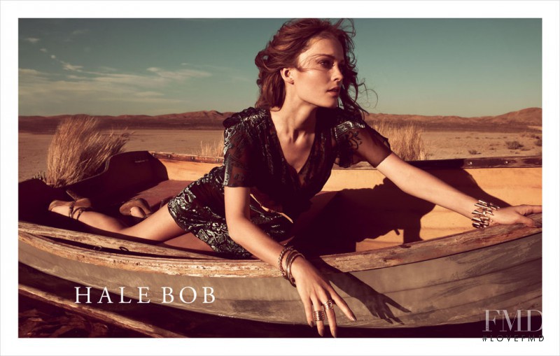 Olga Maliouk featured in  the Hale Bob advertisement for Autumn/Winter 2011