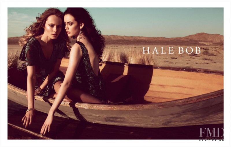 Olga Maliouk featured in  the Hale Bob advertisement for Autumn/Winter 2011