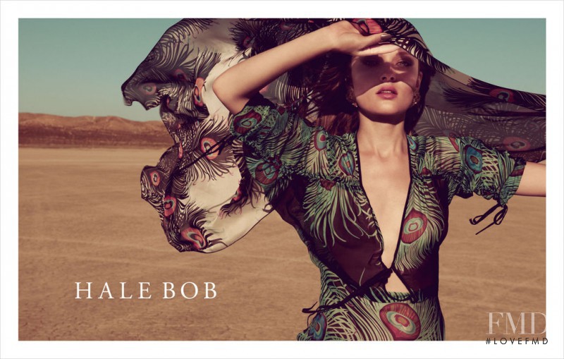 Olga Maliouk featured in  the Hale Bob advertisement for Autumn/Winter 2011