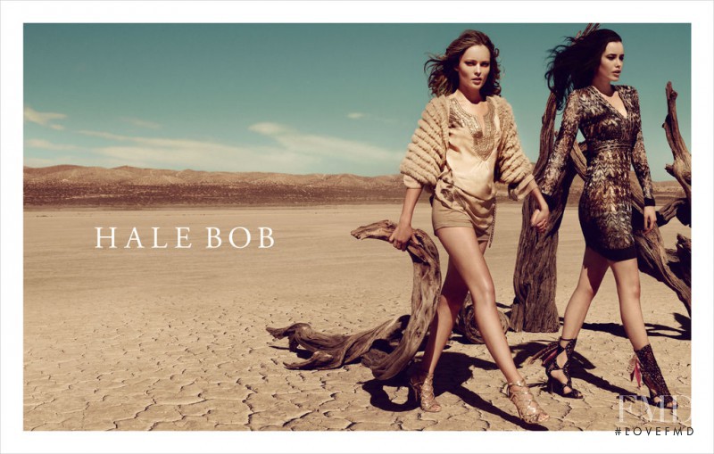 Olga Maliouk featured in  the Hale Bob advertisement for Autumn/Winter 2011