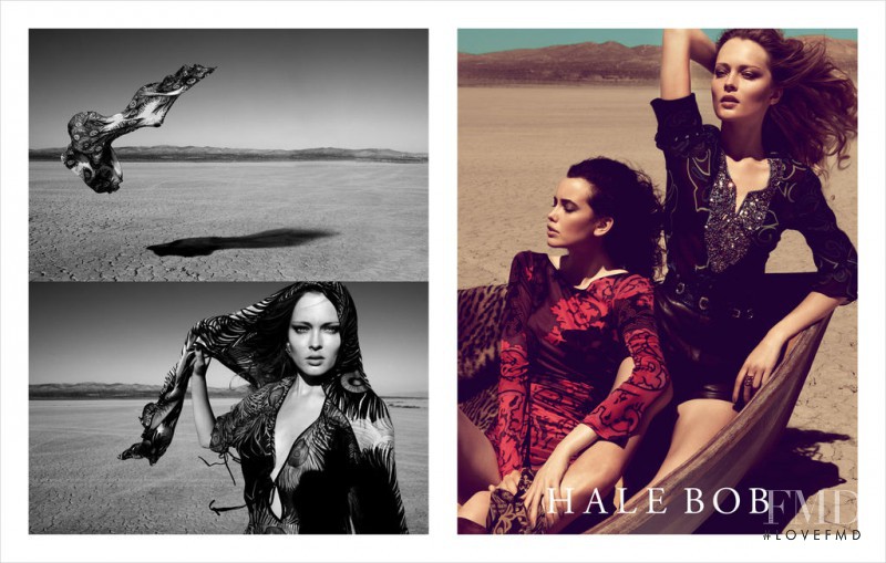 Olga Maliouk featured in  the Hale Bob advertisement for Autumn/Winter 2011