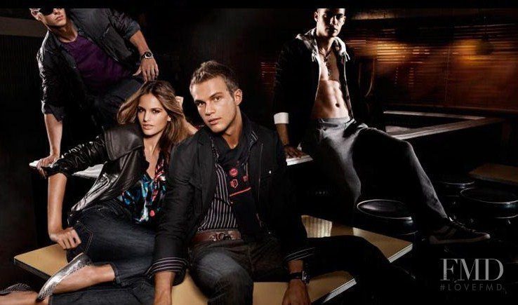 Izabel Goulart featured in  the Armani Exchange advertisement for Autumn/Winter 2008