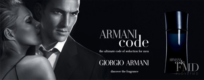 Anja Rubik featured in  the Armani Beauty Code Fragrance advertisement for Spring/Summer 2010