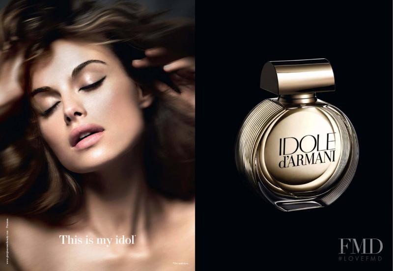 Kasia Smutniak featured in  the Armani Beauty "Idole d\'Armani" Fragrance advertisement for Fall 2009