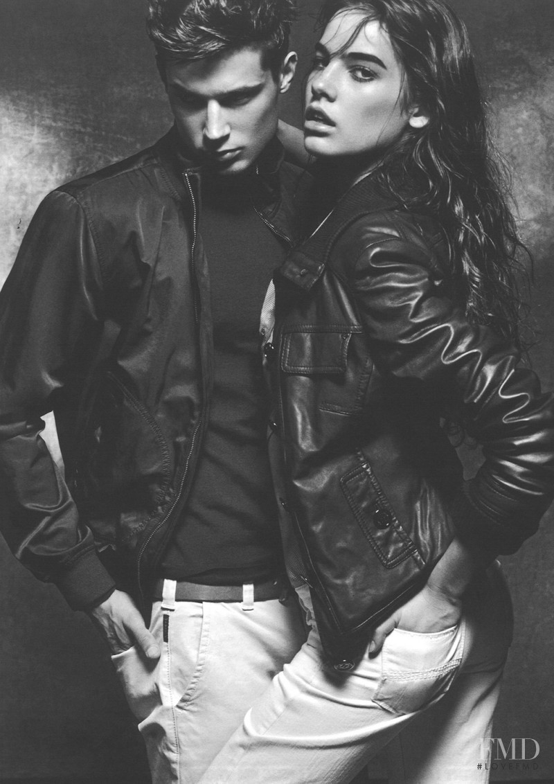 Isabella Oelz featured in  the Armani Jeans advertisement for Autumn/Winter 2009