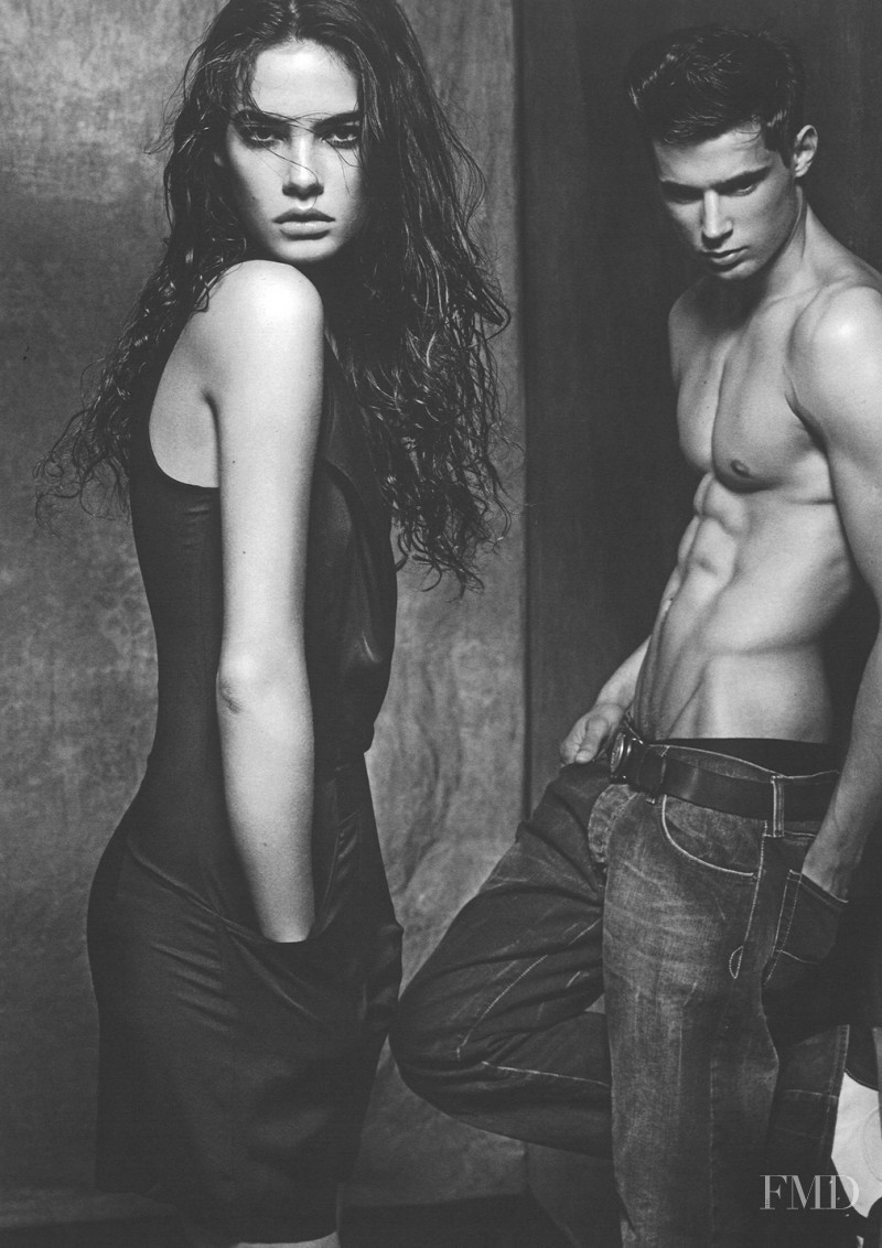 Isabella Oelz featured in  the Armani Jeans advertisement for Autumn/Winter 2009