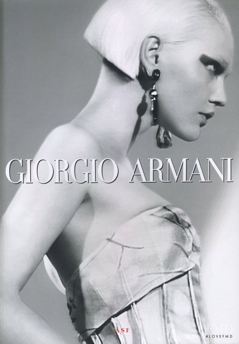 Sasha Pivovarova featured in  the Giorgio Armani lookbook for Spring/Summer 2009