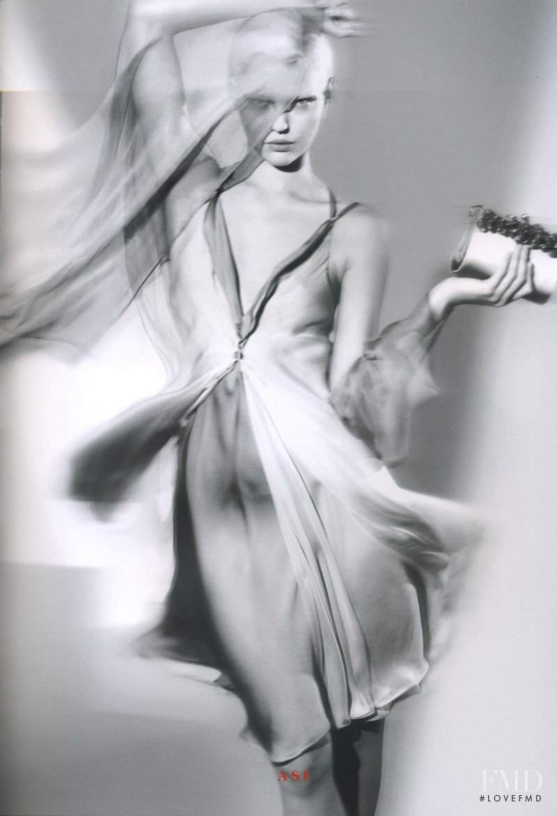 Sasha Pivovarova featured in  the Giorgio Armani lookbook for Spring/Summer 2009