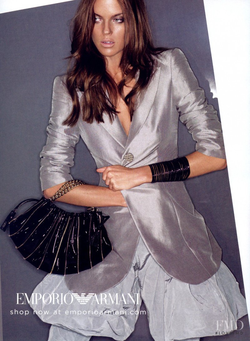Shannan Click featured in  the Emporio Armani advertisement for Spring/Summer 2008