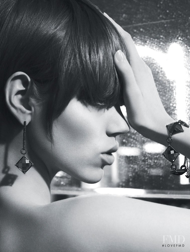 Freja Beha Erichsen featured in  the Emporio Armani advertisement for Autumn/Winter 2008