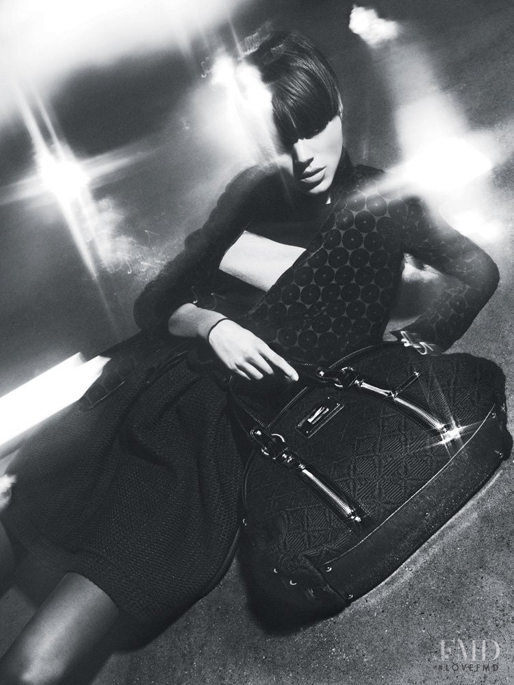 Freja Beha Erichsen featured in  the Emporio Armani advertisement for Autumn/Winter 2008