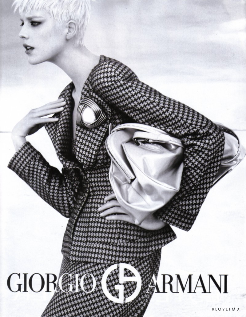 Agyness Deyn featured in  the Giorgio Armani advertisement for Autumn/Winter 2007