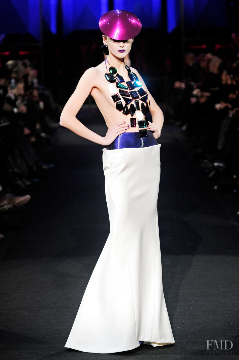 Anastasia Gorodilova featured in  the Armani Prive fashion show for Spring/Summer 2011