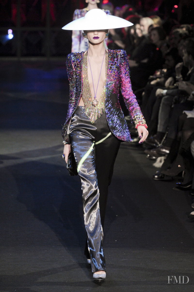 Laura Blokhina featured in  the Armani Prive fashion show for Spring/Summer 2011