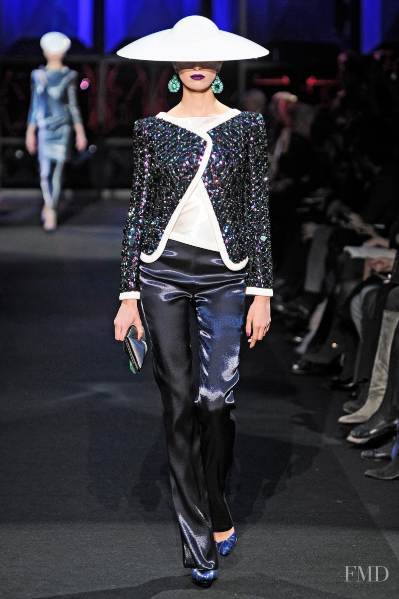 Karolina Kurkova featured in  the Armani Prive fashion show for Spring/Summer 2011