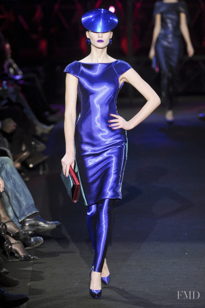 Julija Steponaviciute featured in  the Armani Prive fashion show for Spring/Summer 2011