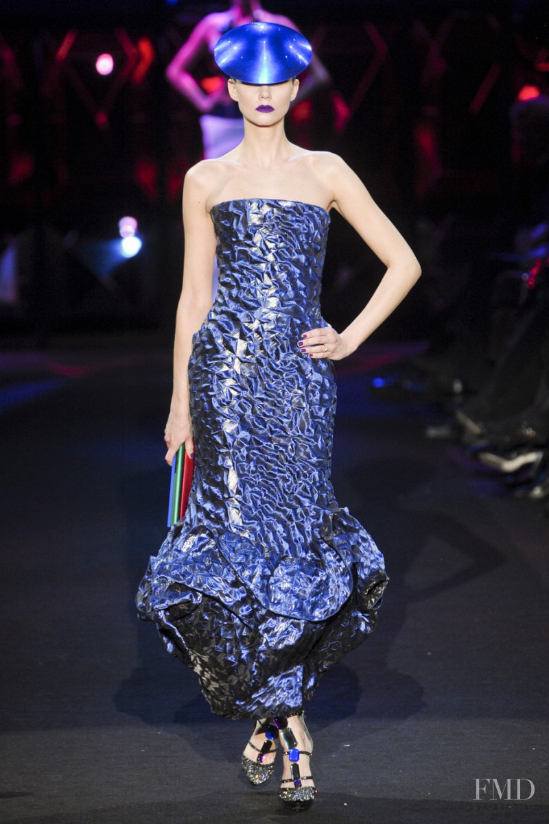 Veronika Pospisilova featured in  the Armani Prive fashion show for Spring/Summer 2011