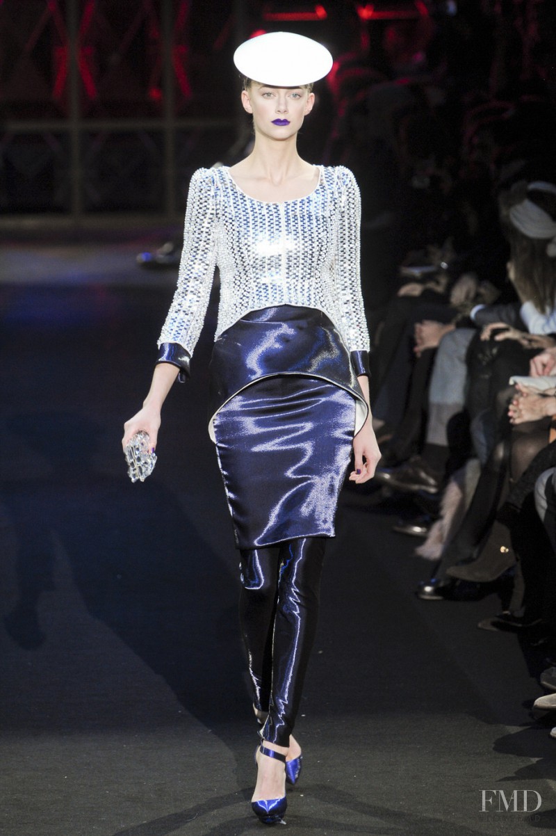 Kelli Lumi featured in  the Armani Prive fashion show for Spring/Summer 2011