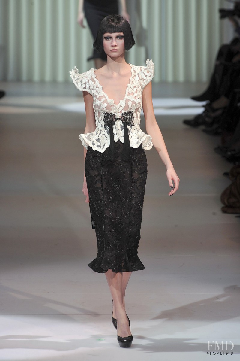 Charlotte di Calypso featured in  the Armani Prive fashion show for Spring/Summer 2009