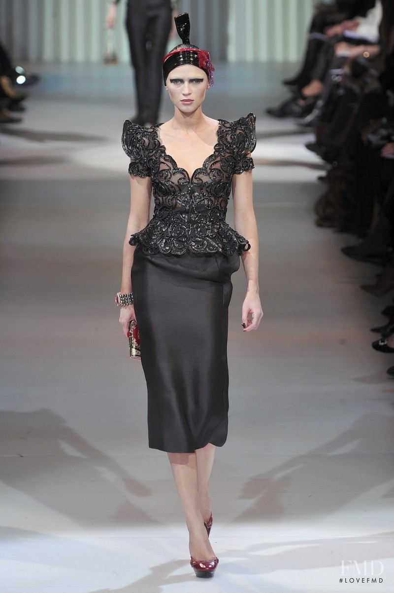 Anna Tokarska featured in  the Armani Prive fashion show for Spring/Summer 2009