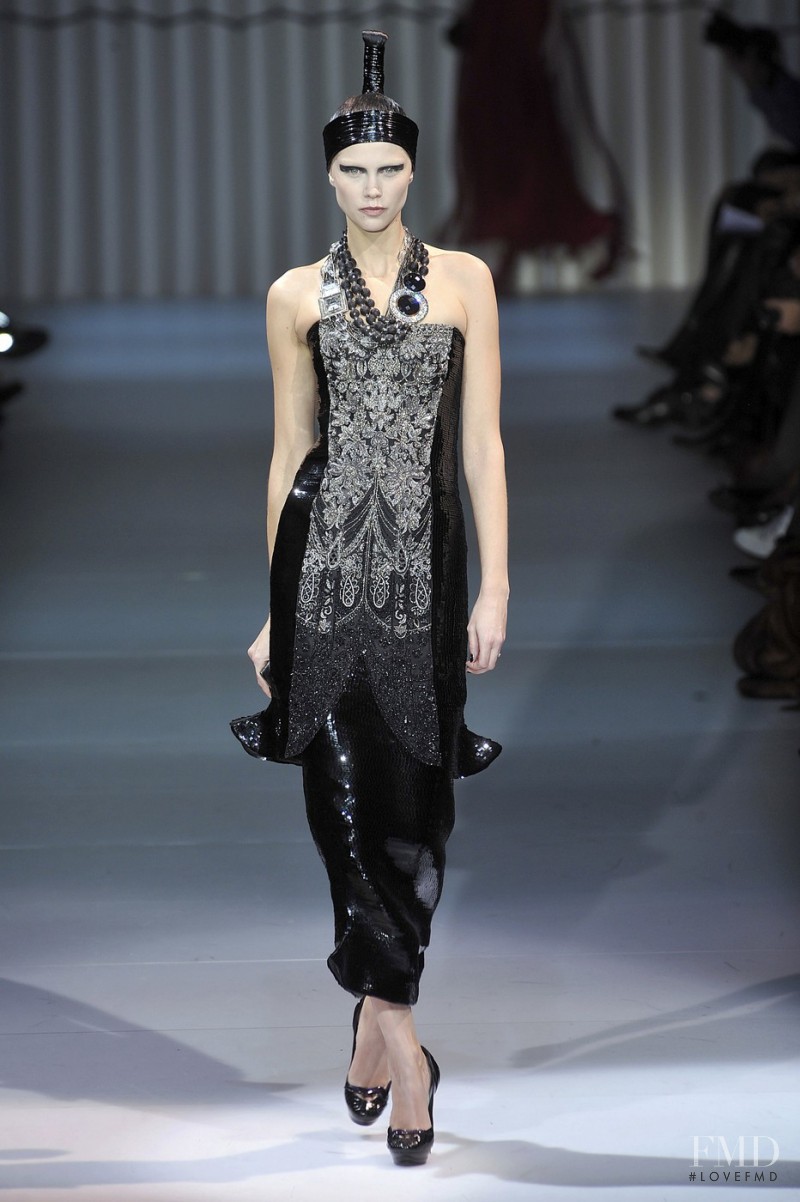 Veronika Pospisilova featured in  the Armani Prive fashion show for Spring/Summer 2009
