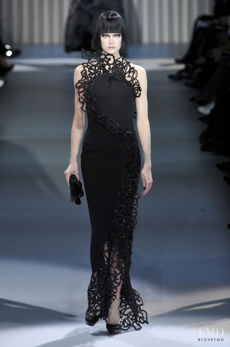 Lindsay Ellingson featured in  the Armani Prive fashion show for Spring/Summer 2009