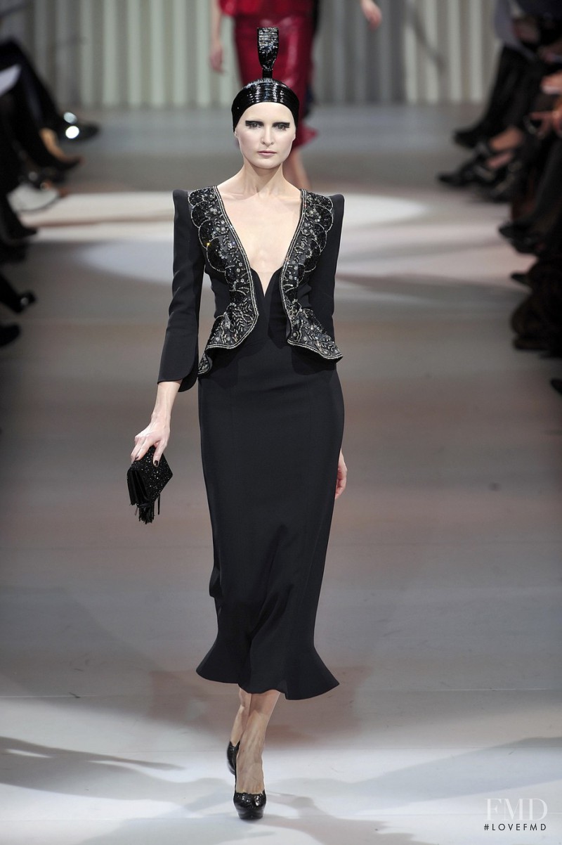 Anna Chyzh featured in  the Armani Prive fashion show for Spring/Summer 2009
