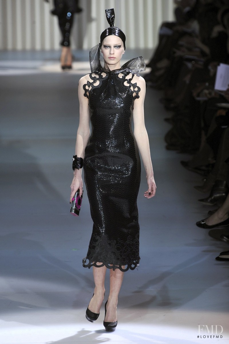 Milana Keller featured in  the Armani Prive fashion show for Spring/Summer 2009