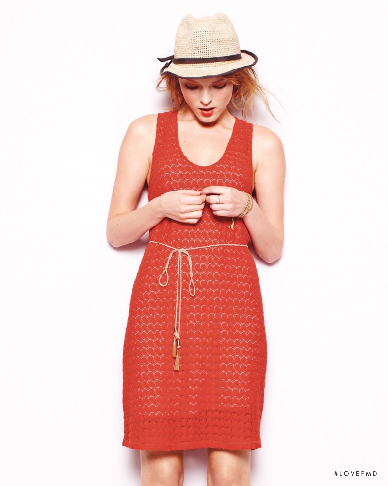 Olga Maliouk featured in  the Garnet Hill lookbook for Spring/Summer 2012