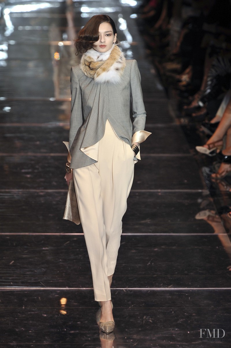 Bruna Tenório featured in  the Armani Prive fashion show for Autumn/Winter 2008