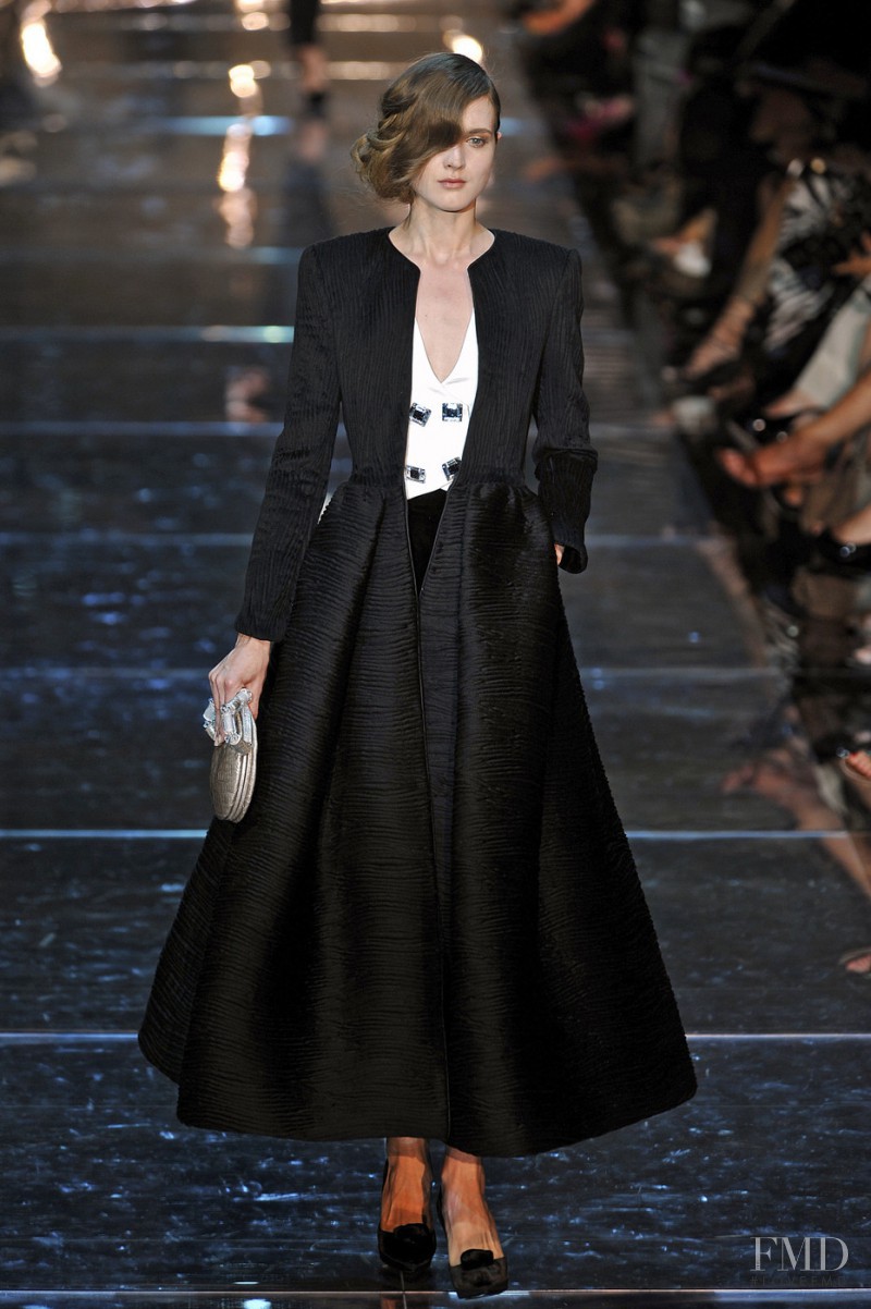 Angelika Kocheva featured in  the Armani Prive fashion show for Autumn/Winter 2008