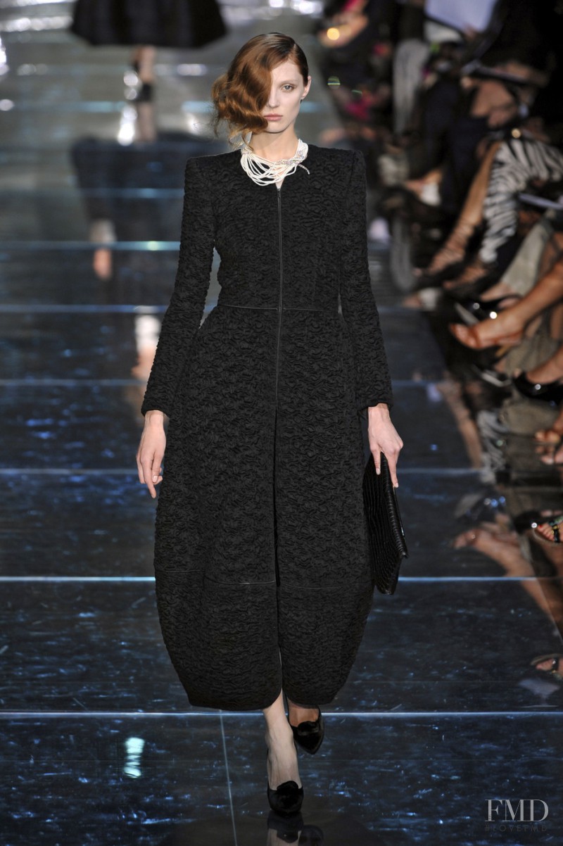 Olga Sherer featured in  the Armani Prive fashion show for Autumn/Winter 2008
