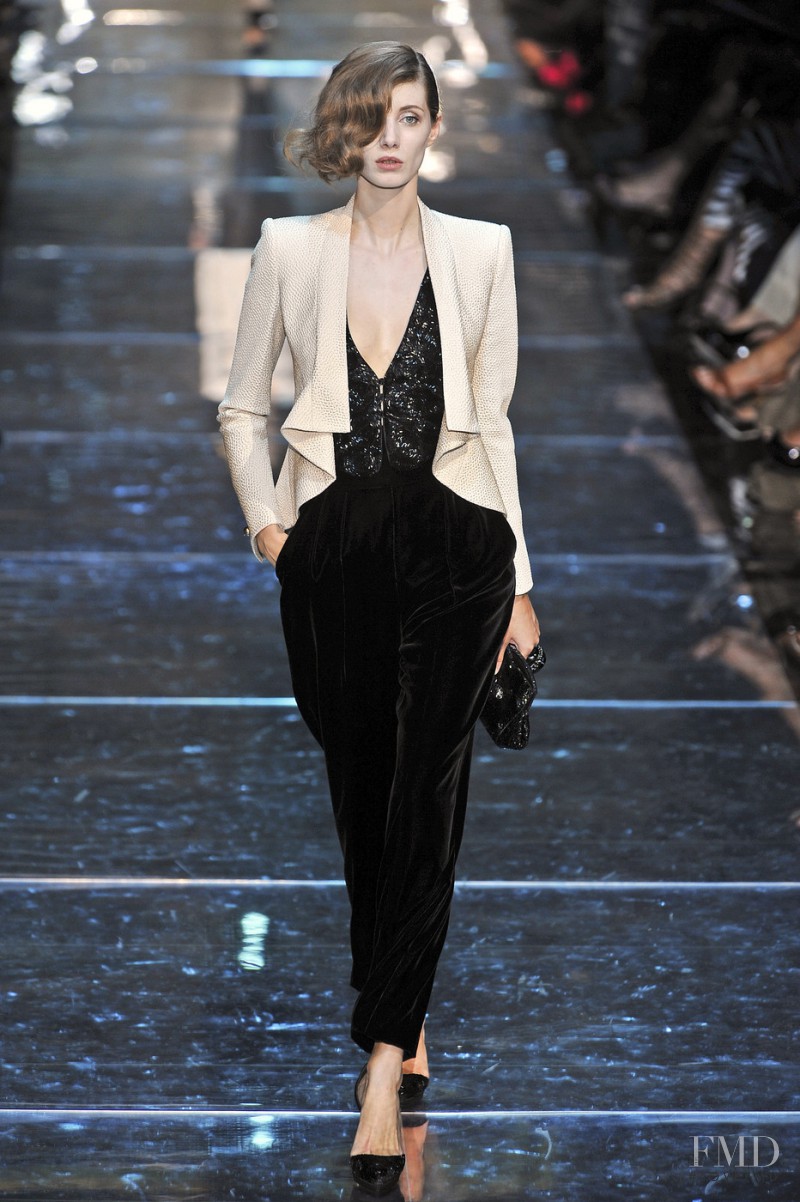 Andreea Stancu featured in  the Armani Prive fashion show for Autumn/Winter 2008