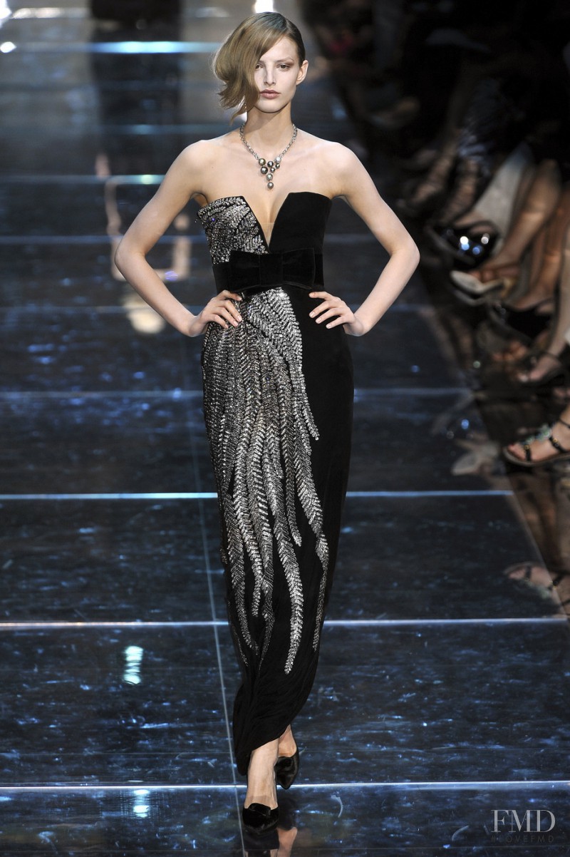 Michaela Kocianova featured in  the Armani Prive fashion show for Autumn/Winter 2008
