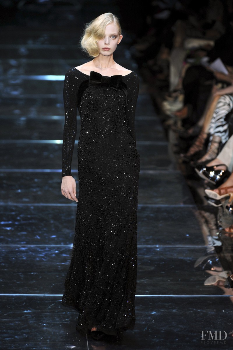 Tanya Dyagileva featured in  the Armani Prive fashion show for Autumn/Winter 2008