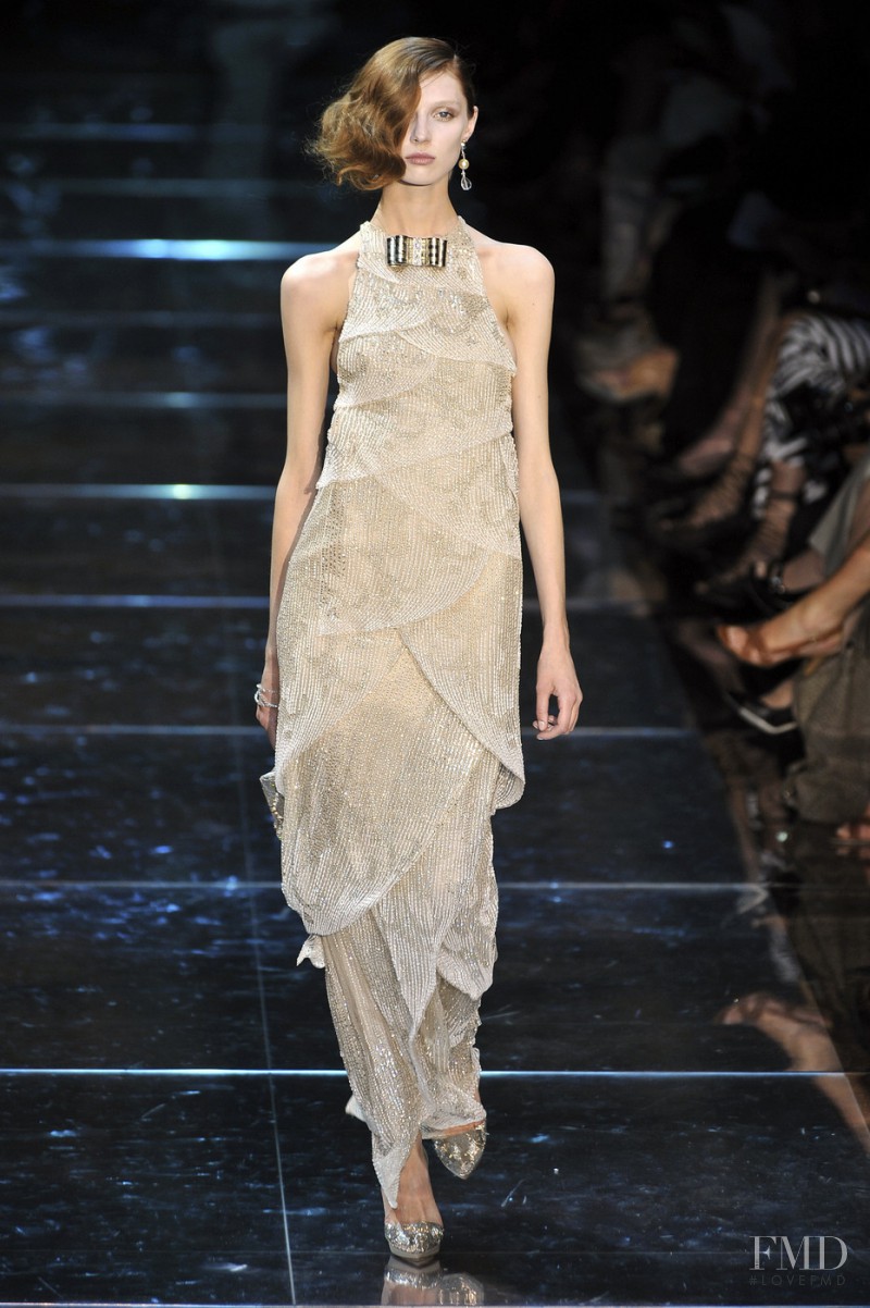 Olga Sherer featured in  the Armani Prive fashion show for Autumn/Winter 2008