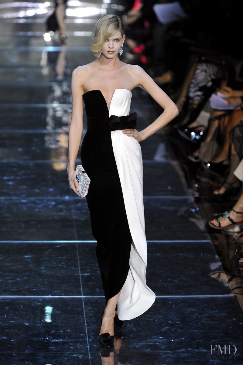 Michelle Westgeest featured in  the Armani Prive fashion show for Autumn/Winter 2008