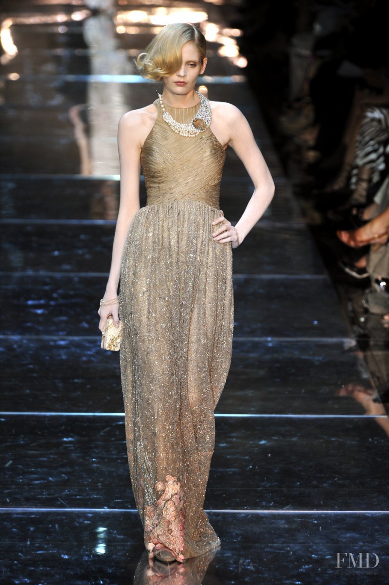 Heidi Mount featured in  the Armani Prive fashion show for Autumn/Winter 2008