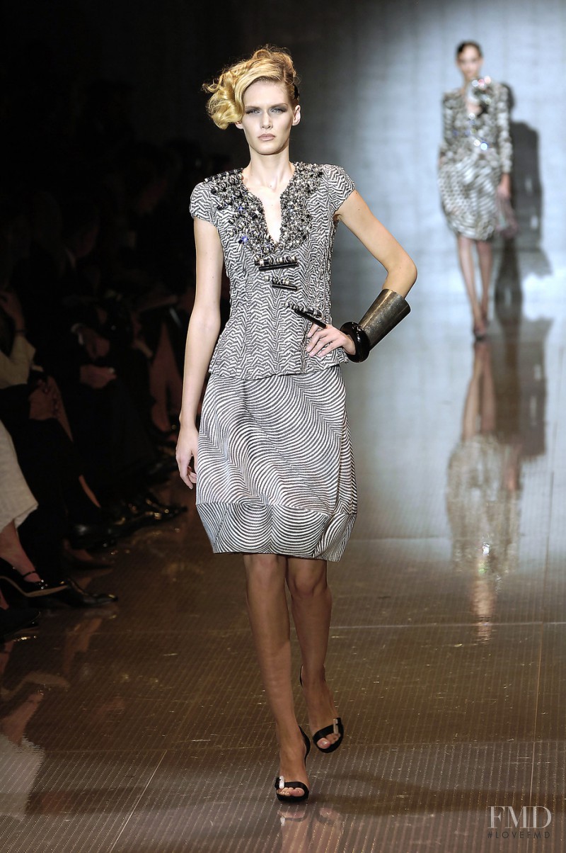 Romina Lanaro featured in  the Armani Prive fashion show for Spring/Summer 2008